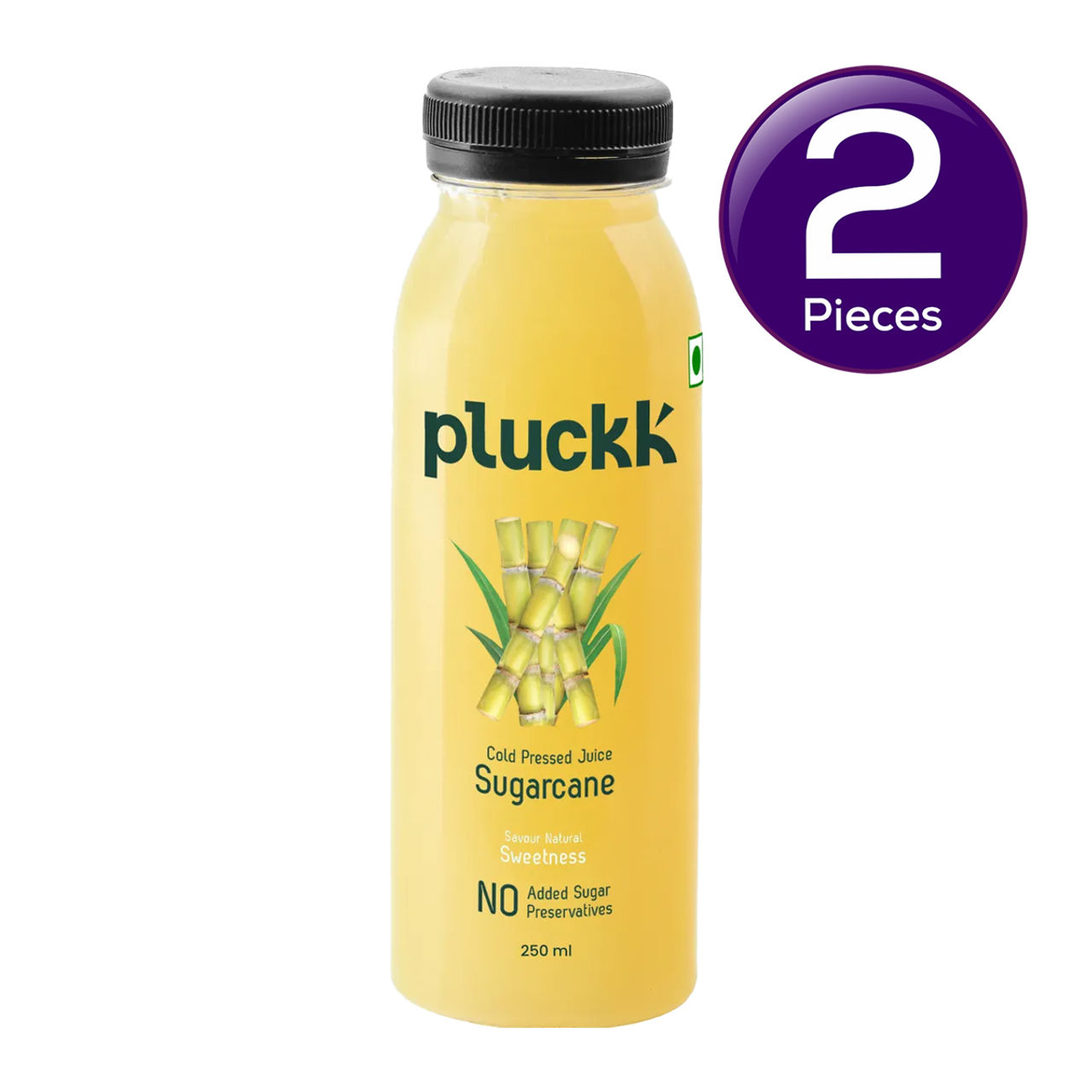 Pluckk Sugarcane Fresh Juice 250 ml X 2 Combo