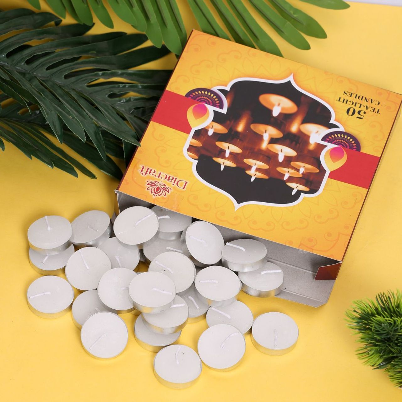 Pichai Tea Light Candles | Pack Of 50
