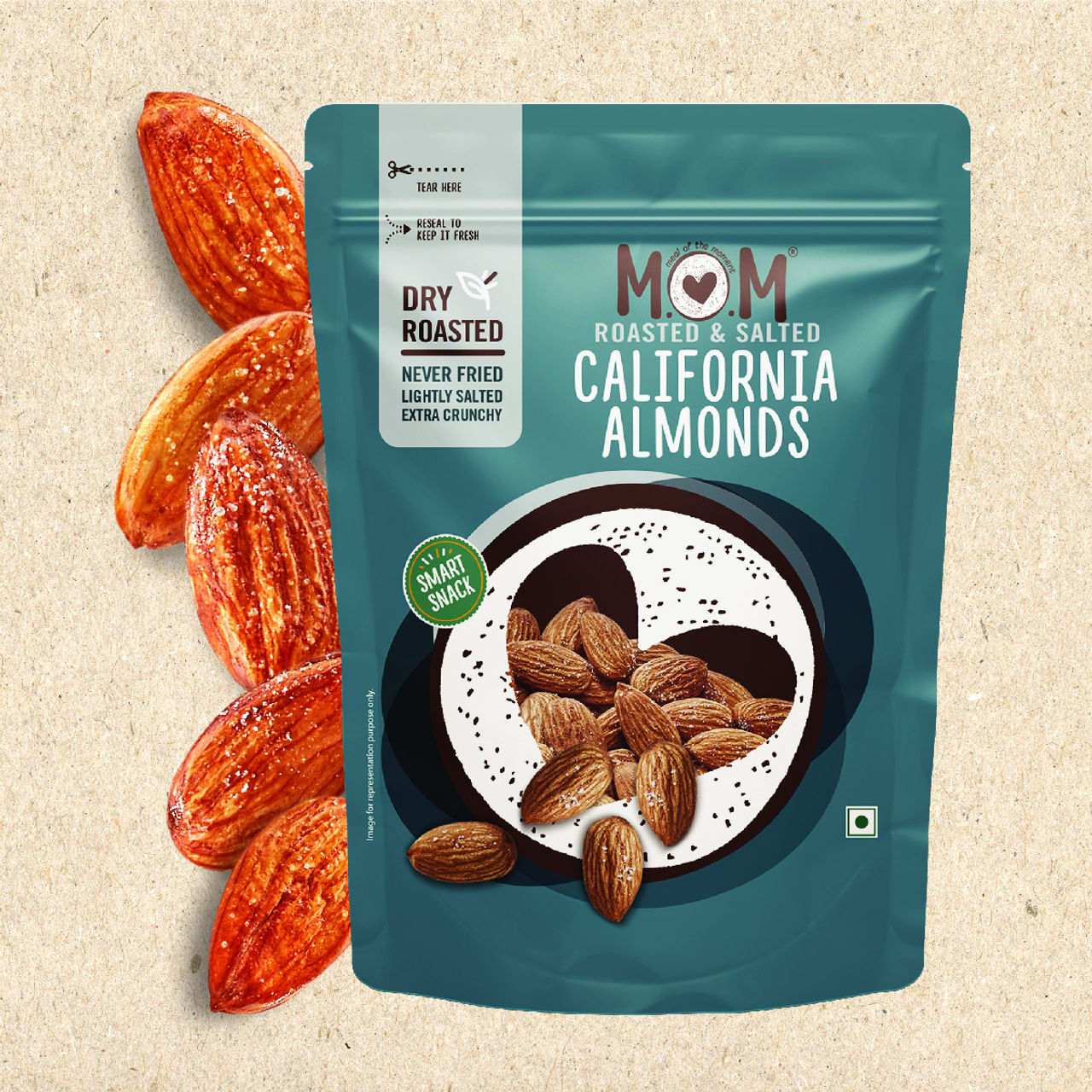 MOM Roasted & Salted California Almonds