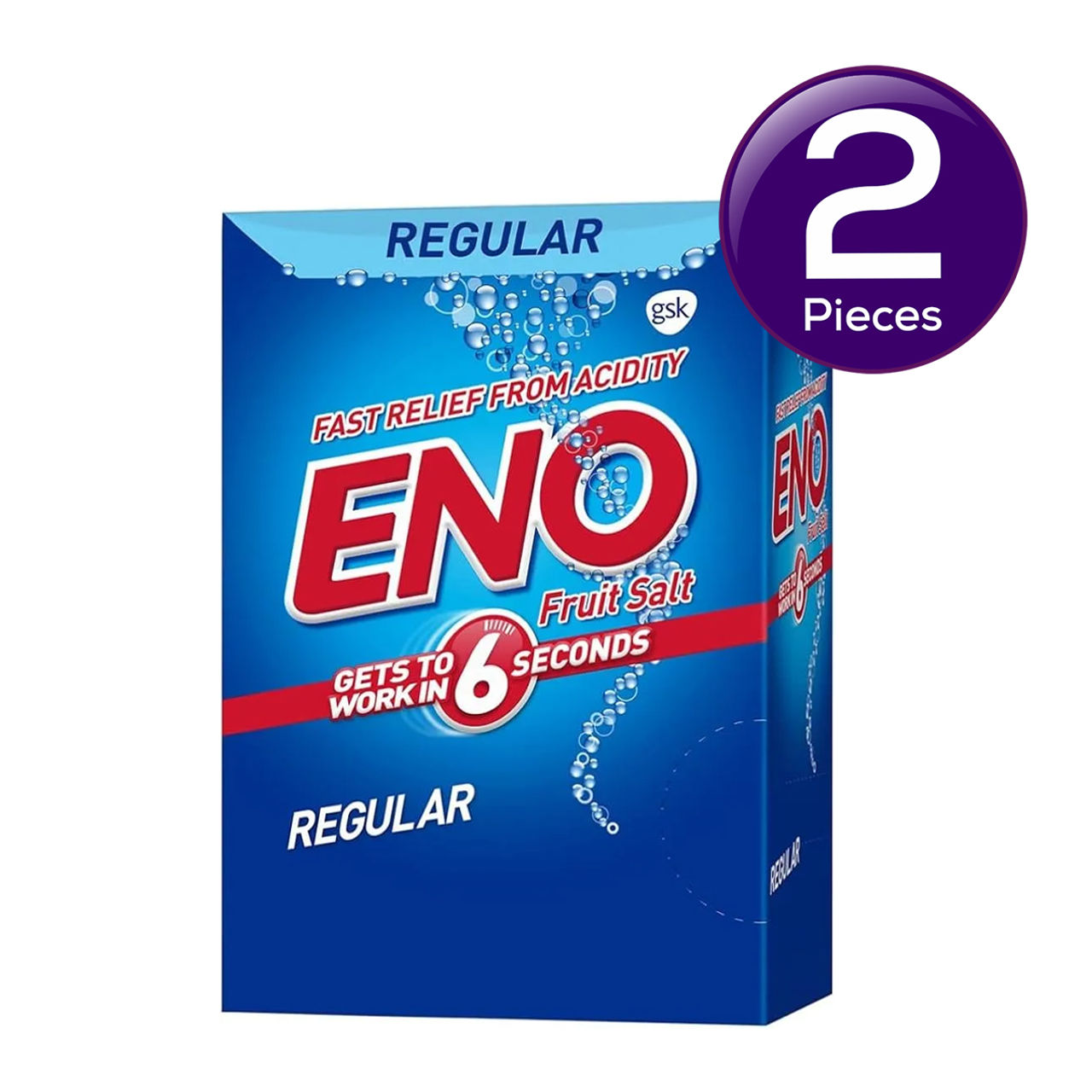 Eno Regular Multipack Digestive Fruit Salt 1 pc X 2 Combo