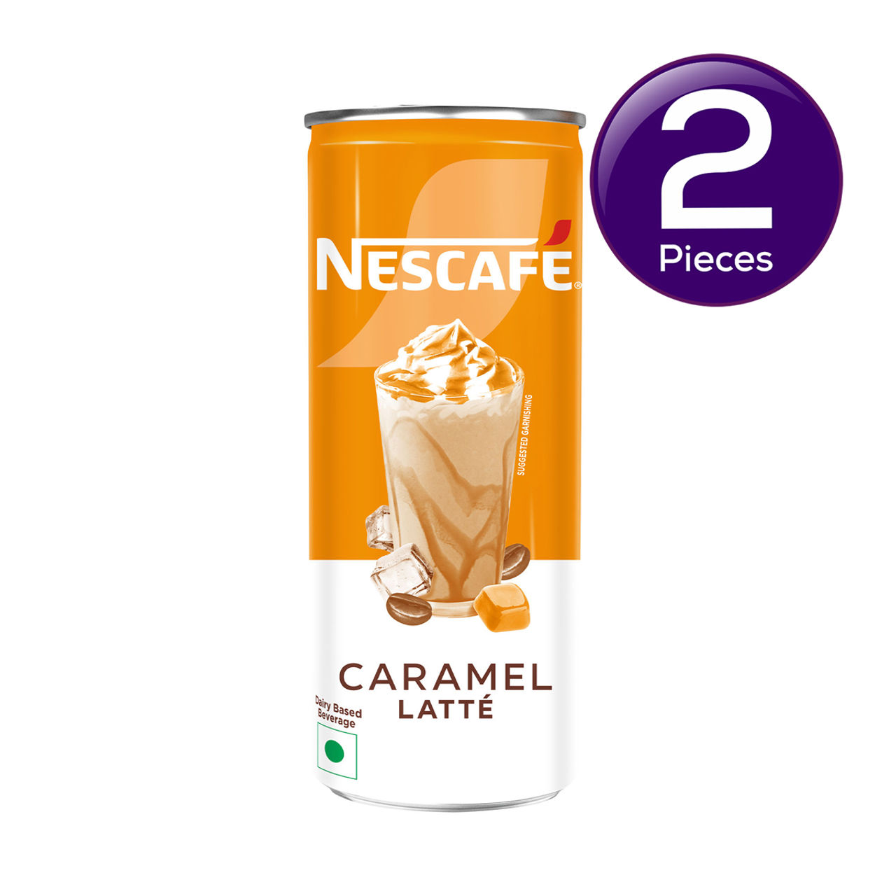 Nescafe Café Style Cold Coffee, Caramel Latte 200 ml Combo