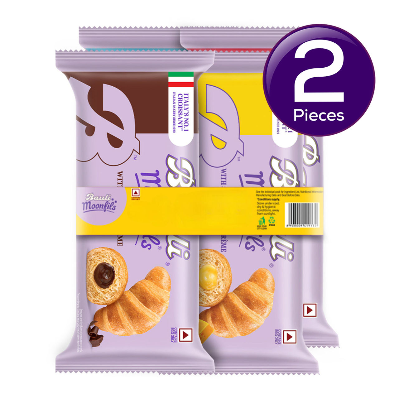 Bauli Moonfills Croissants Combi 180 g Combo