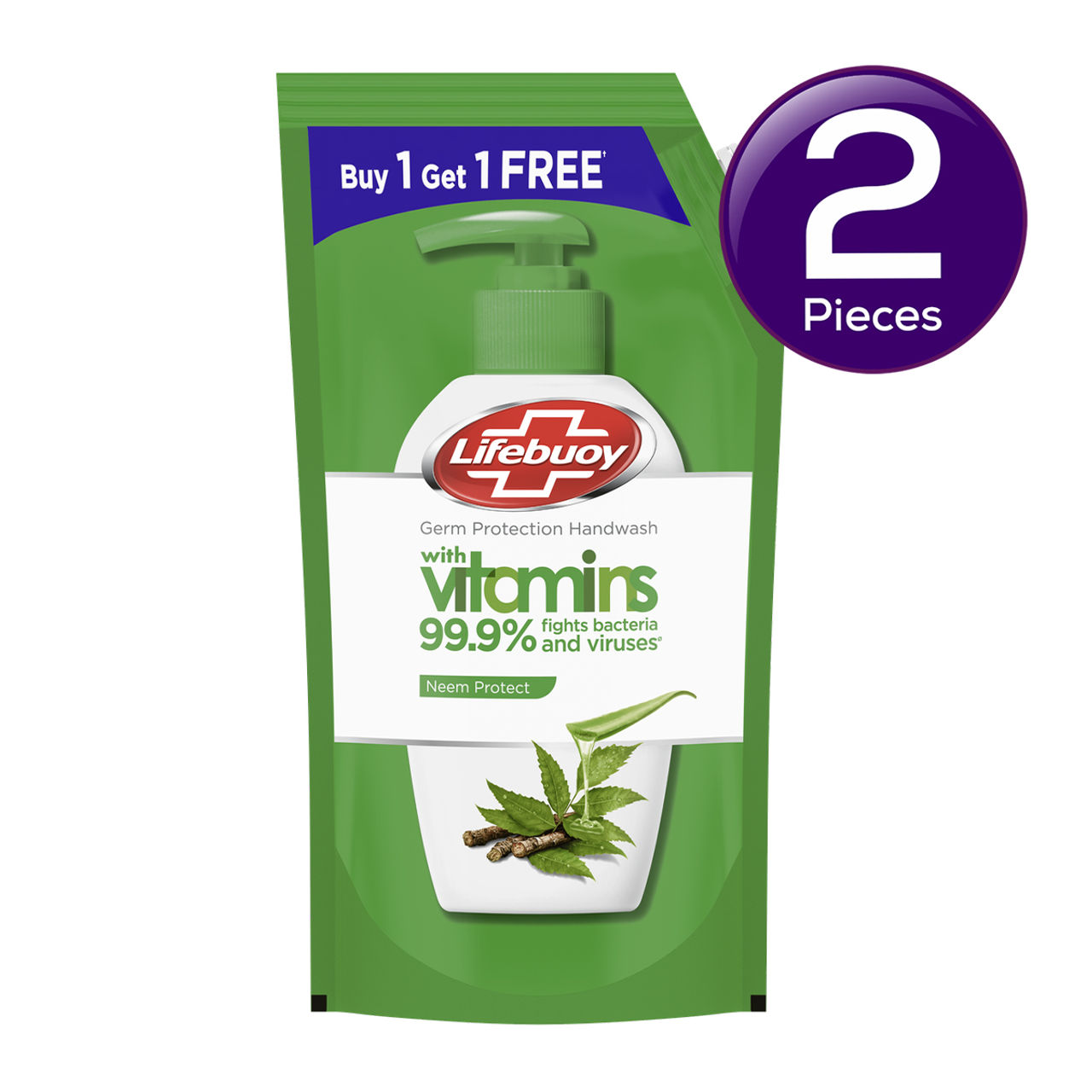 Lifebuoy Neem Germ Protection Handwash Refill Combo