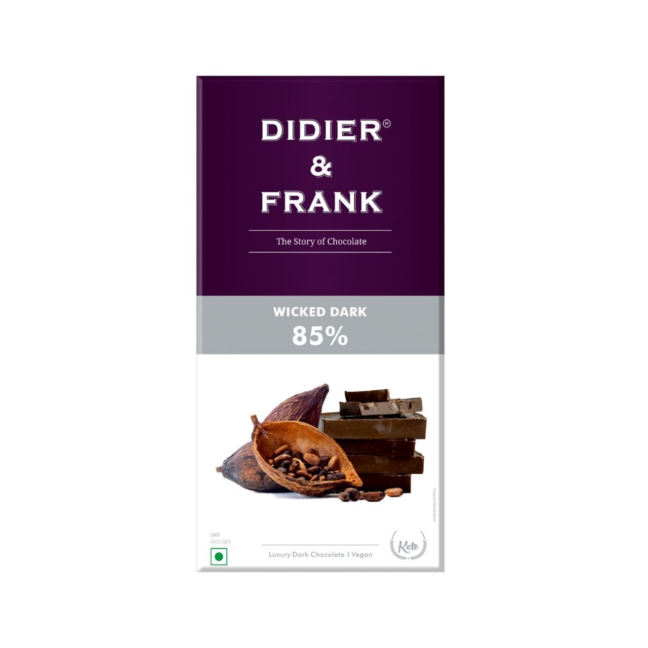 Didier & Frank Wicked 85% Dark Chocolate