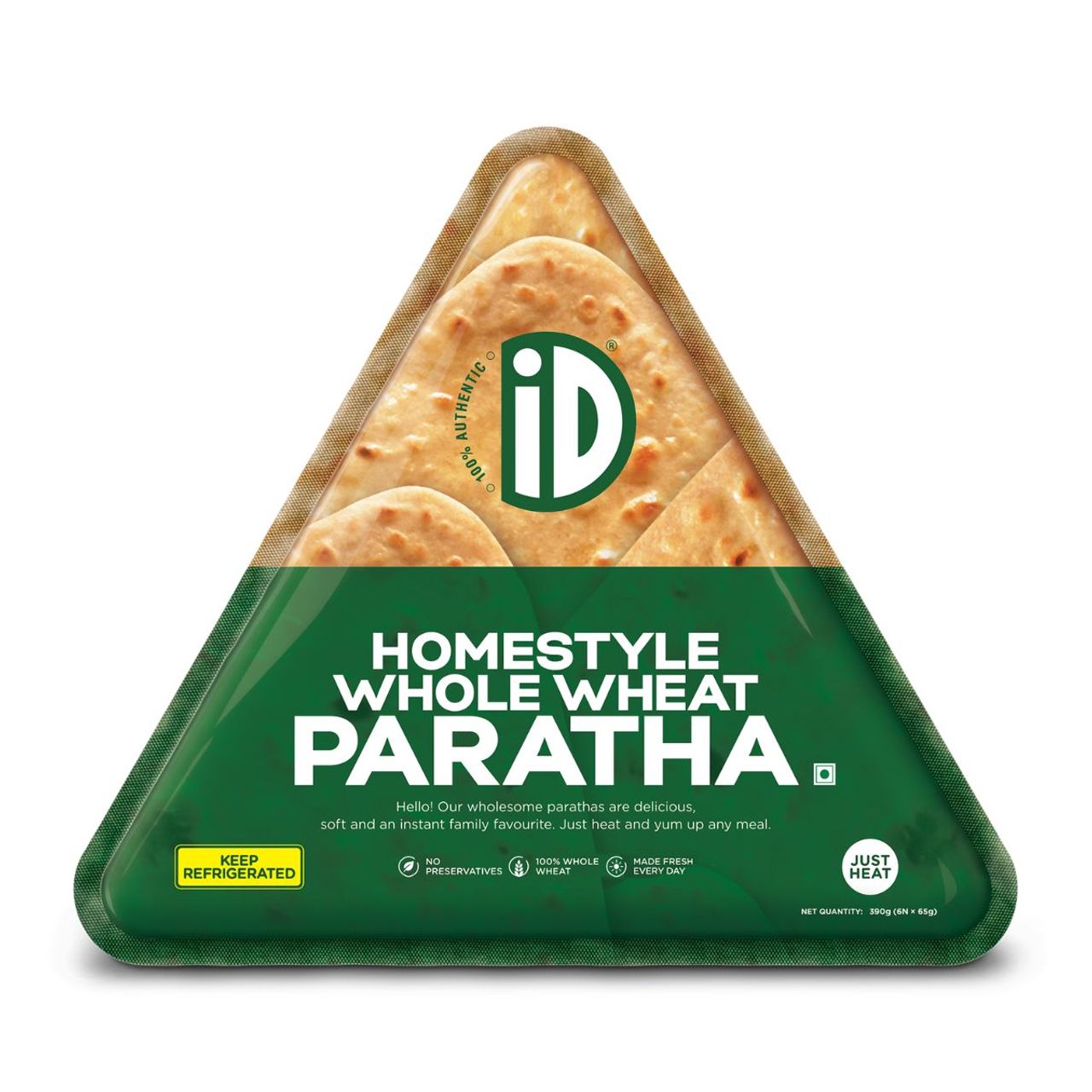 iD Homestyle Whole Wheat Paratha