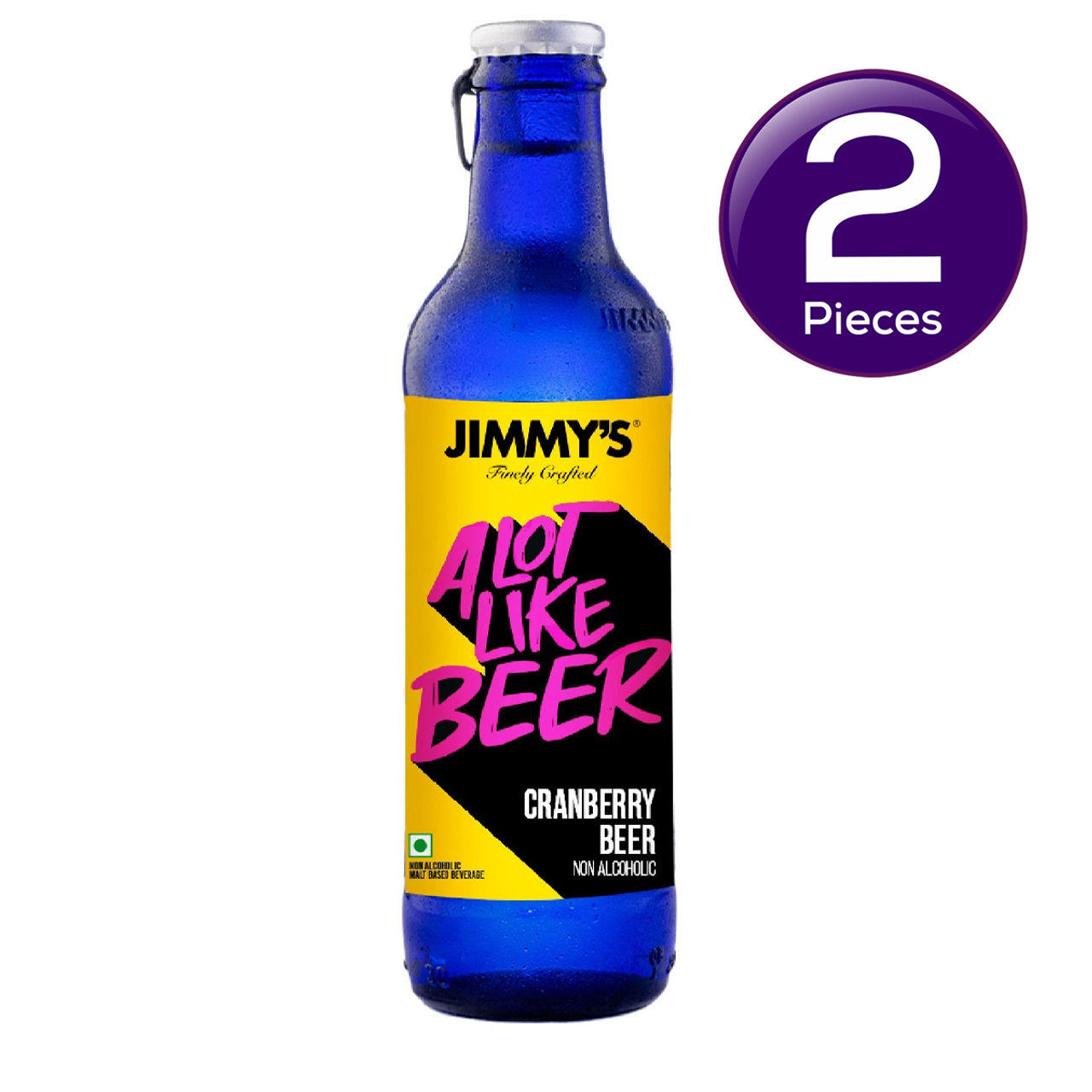 Jimmy's Cranberry Beer - Non Alcoholic 250 ml X 2 Combo