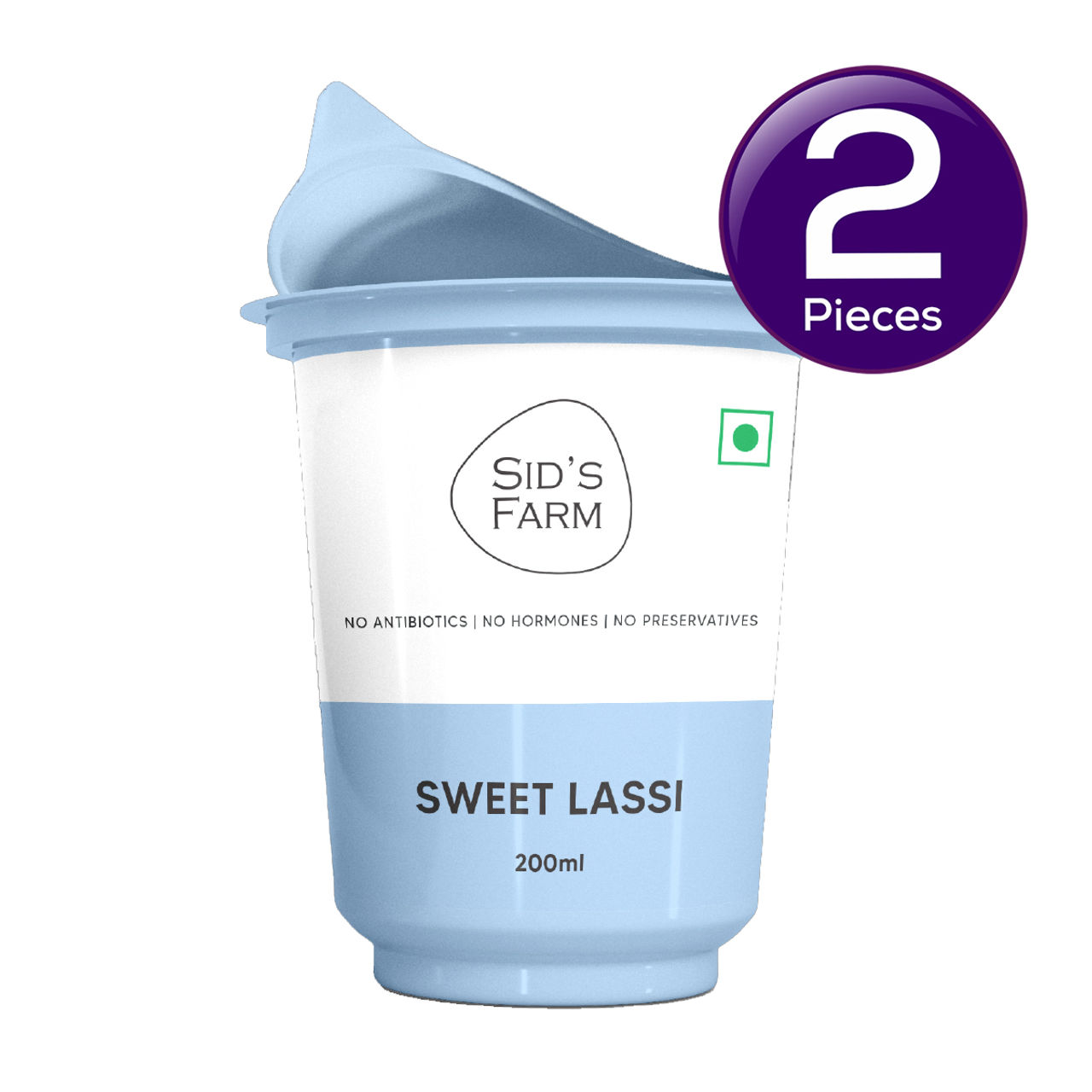 Sid's Farm Sweet Lassi 200 ml Combo
