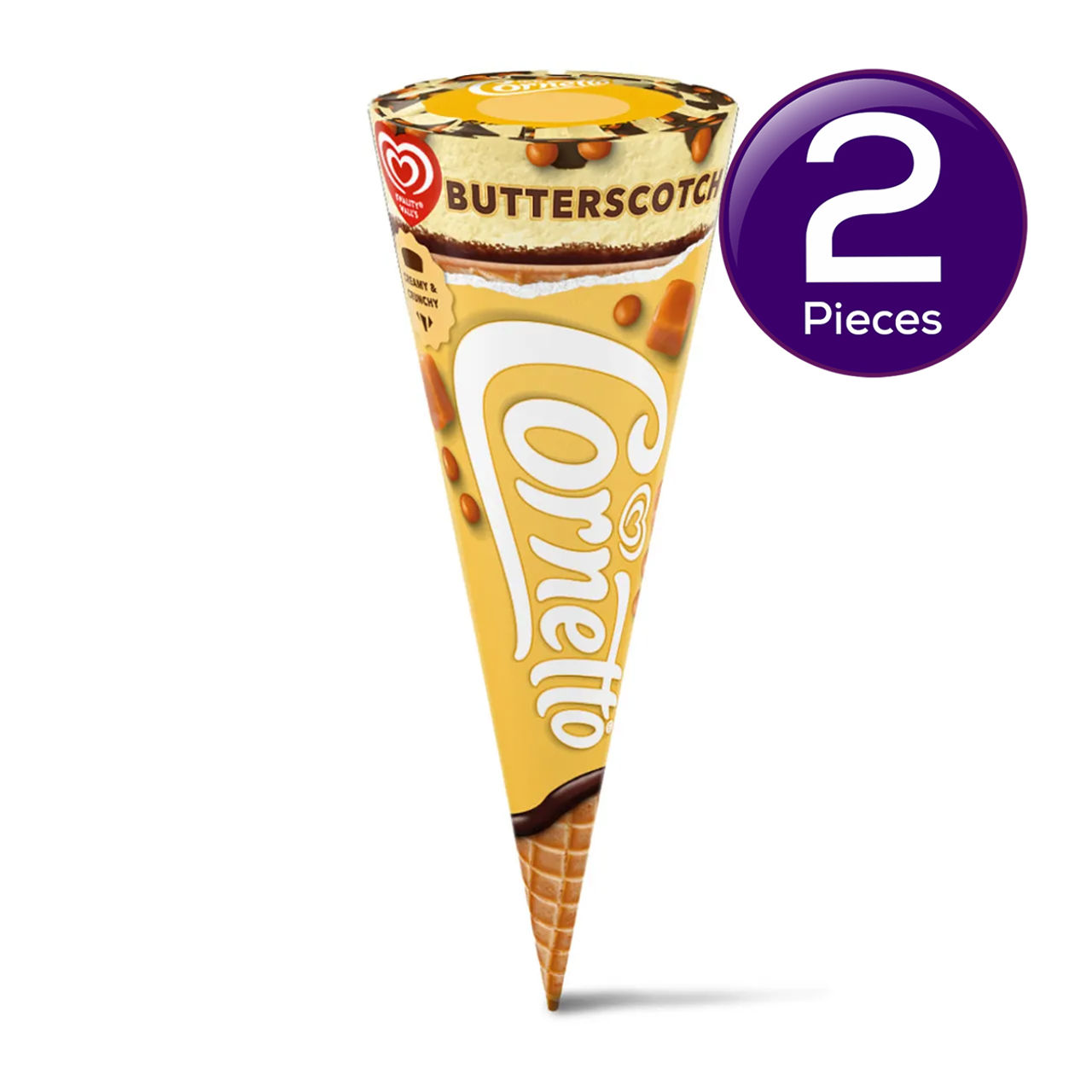 Kwality Wall's Cornetto Butterscotch 105 ml Combo