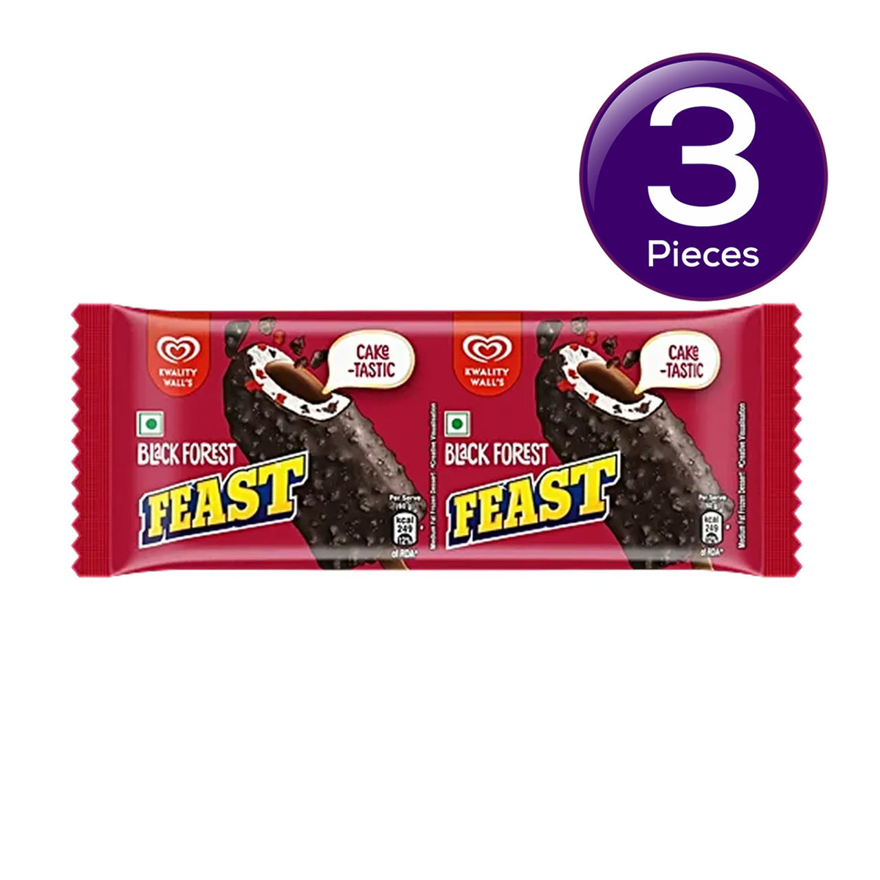 Kwality wall's Feast - Blackforest Stick 70 ml Combo