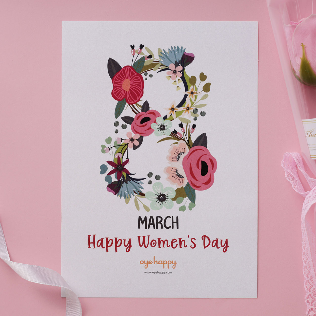 Oye Happy Happy Women's Day | Single Card