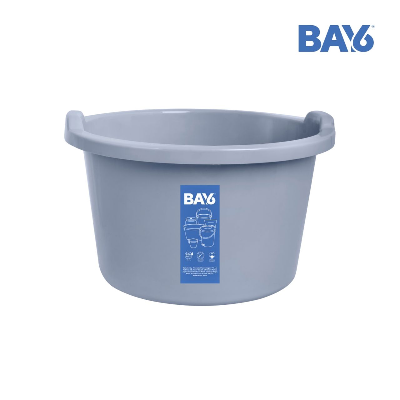 BAY6 Regent Tub 15 L - Grey