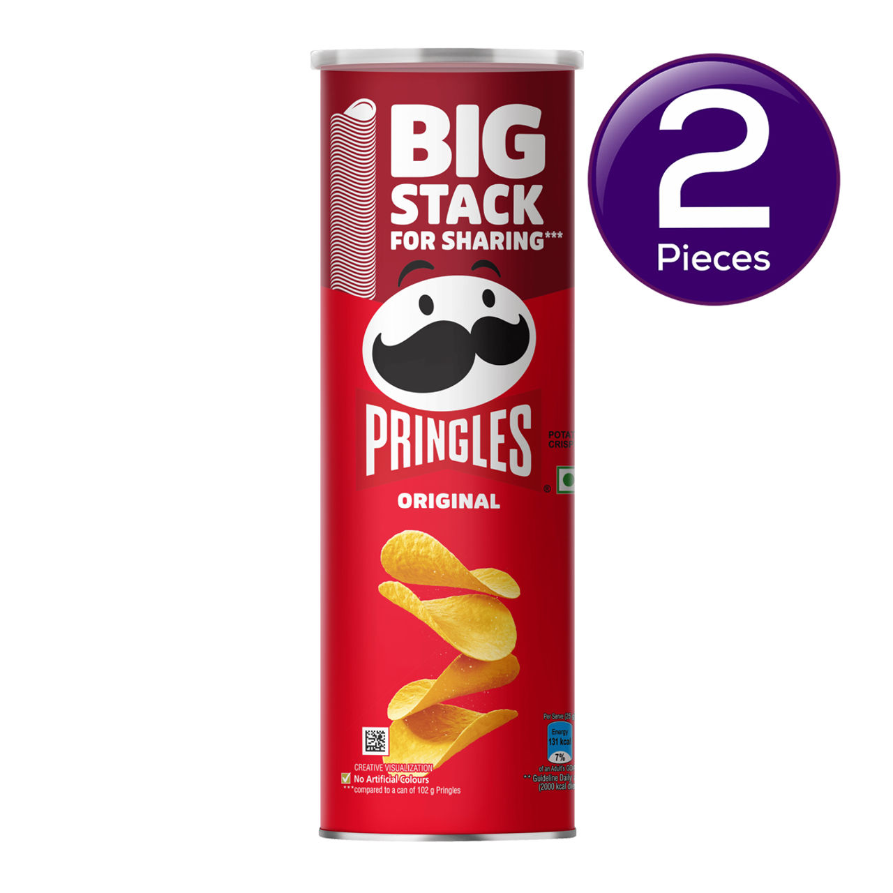 Pringles Potato Chips Original Flavour 141 g Combo