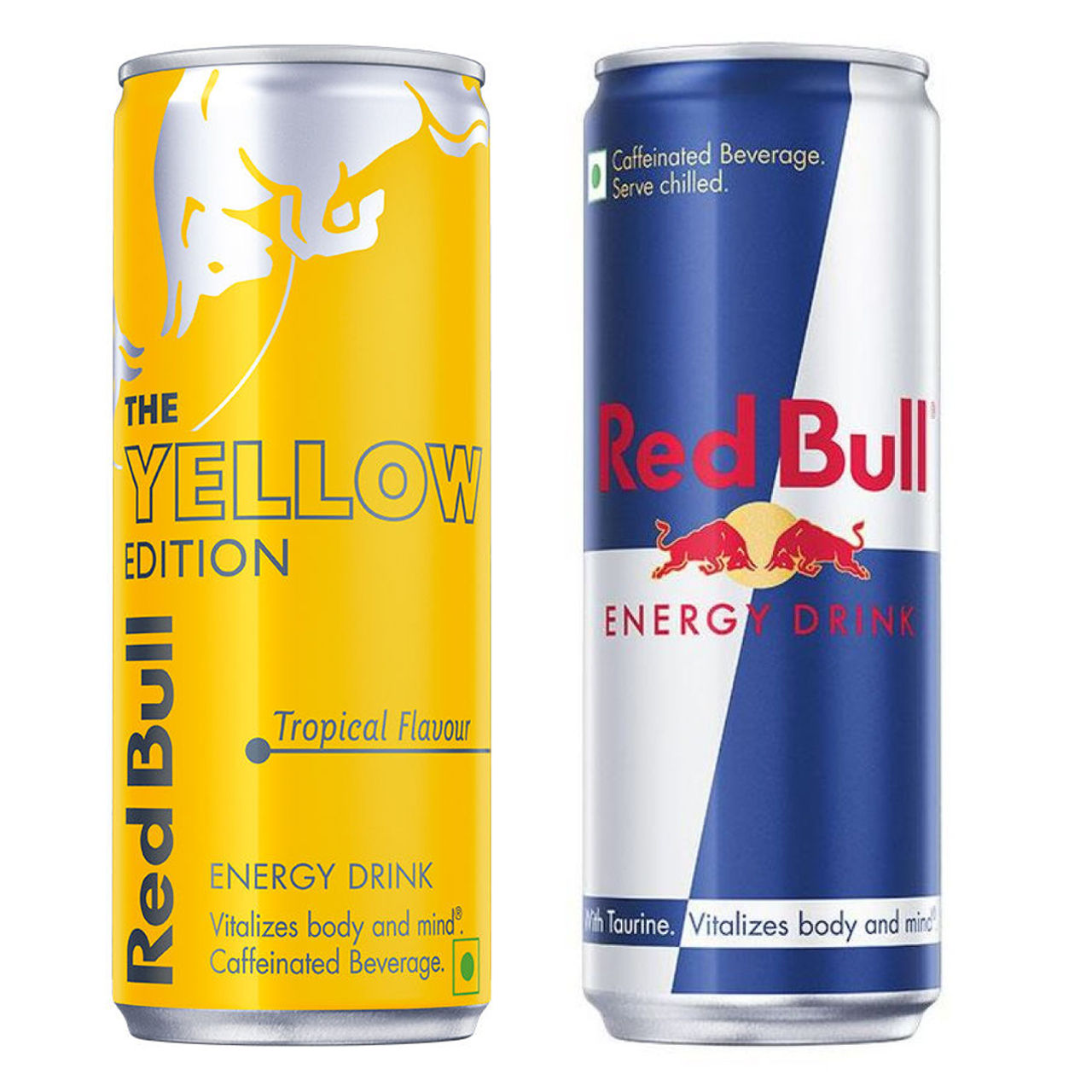 Red Bull Energy Drink (350ml) & Red Bull Tropical Energy Drink (250ml) Combo