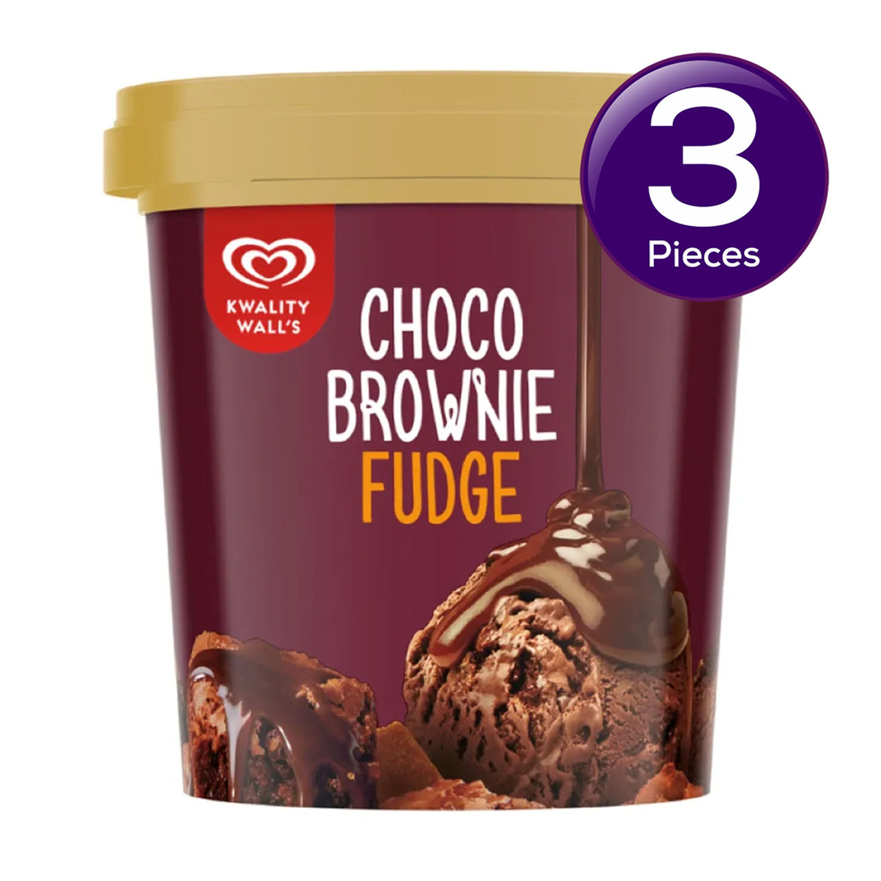 Kwality Wall's Choco Brownie Fudge Cup 100 ml Combo