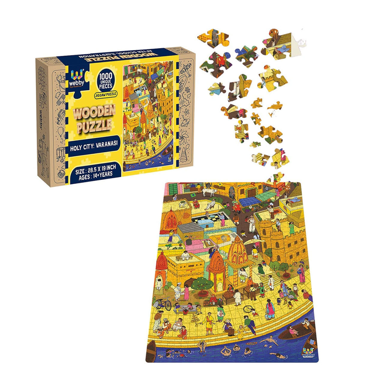 Webby Holy City Varanasi Jigsaw Puzzle