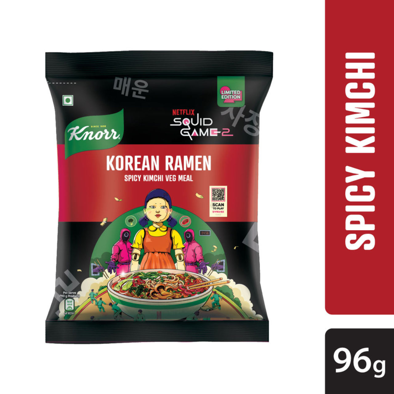 Korean Knorr Korean Ramen Spicy Kimchi Veg Meal