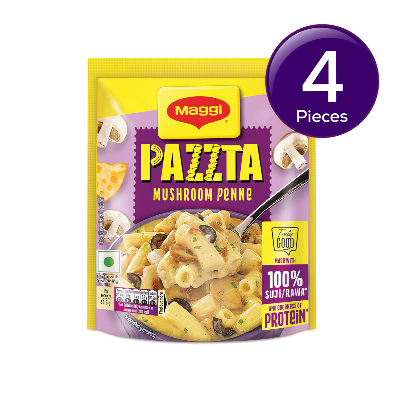 MAGGI Pazzta Instant Pasta - Mushroom Penne 68 g Combo