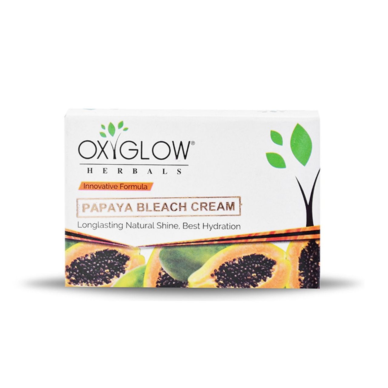 Oxyglow Herbals Papaya Bleach Cream Enriched With Goodness Of Papaya