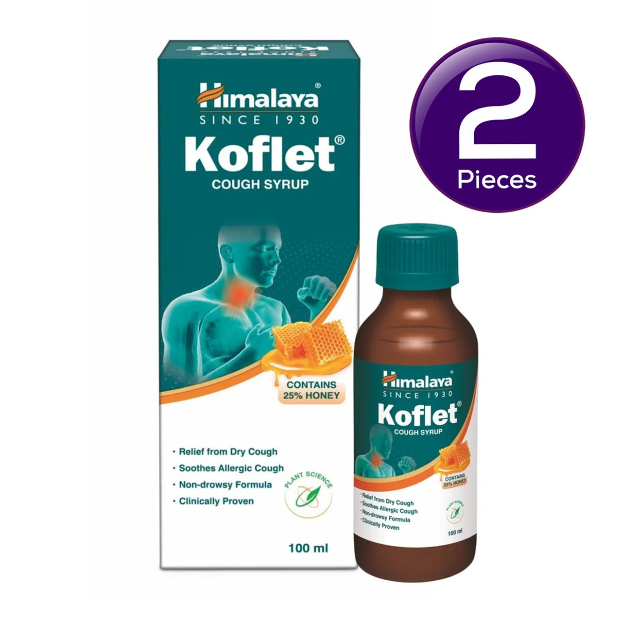 Himalaya Koflet Cough Syrup Combo