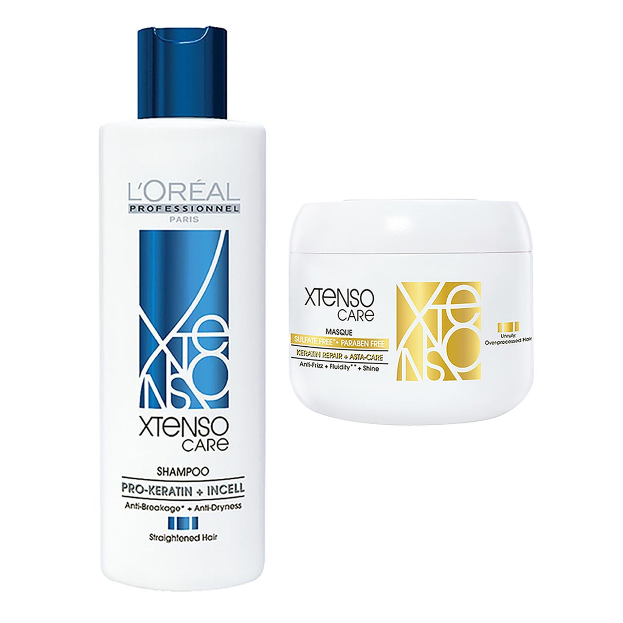 Lp Xtenso Care Sulphate Shampoo(250ml) & Lp Xtenso Care Sulphate Mask(196ml) Combo