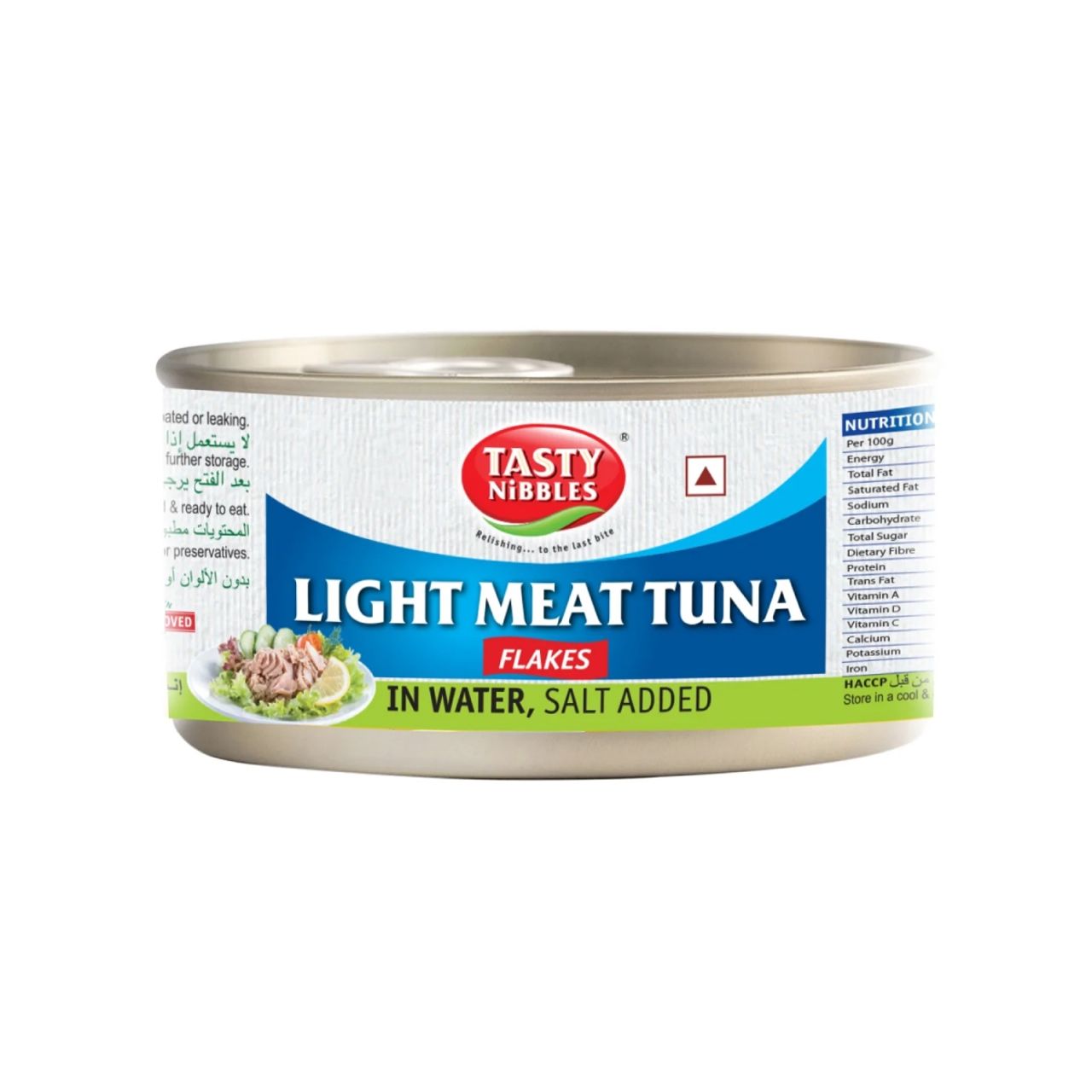 Tasty Nibbles Light Meat Tuna Flakes In Water Canned