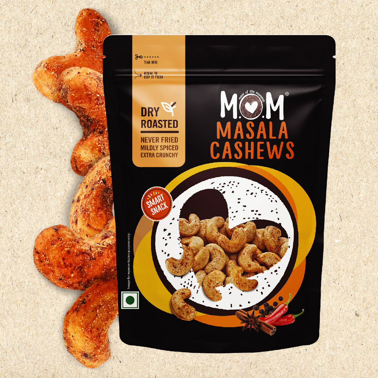 MOM Roasted Masala Cashews