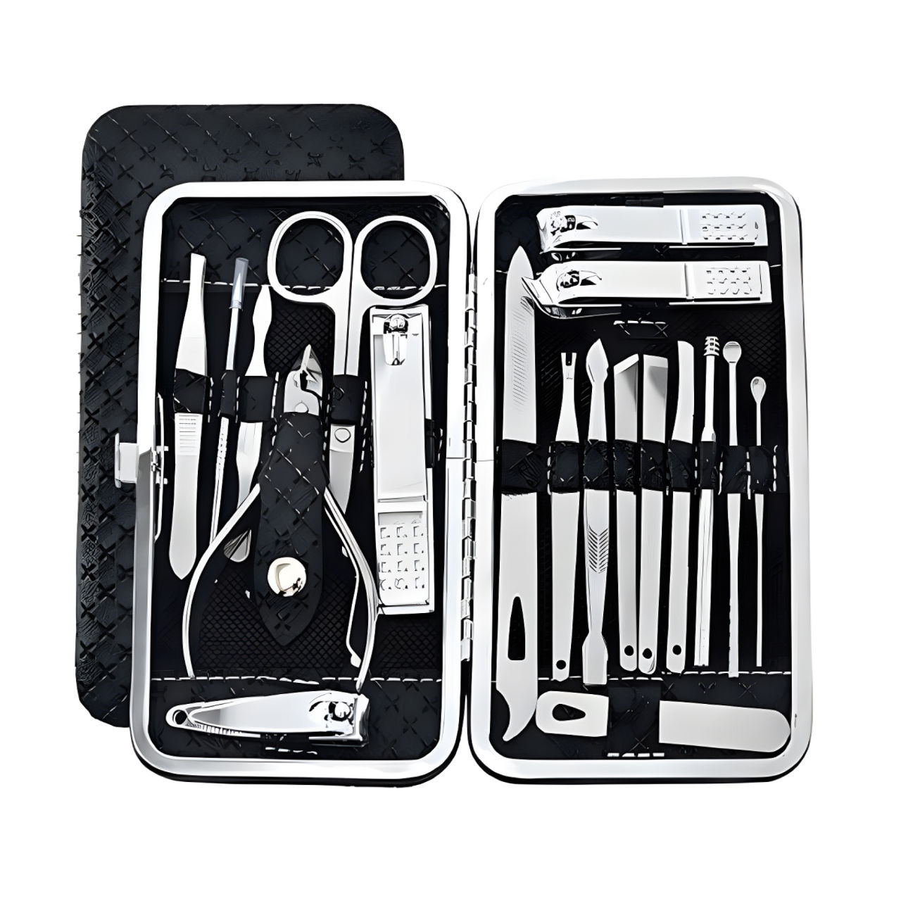 Bronson Professional Manicure And Pedicure Tool Set | 19 In 1 With Storage Case