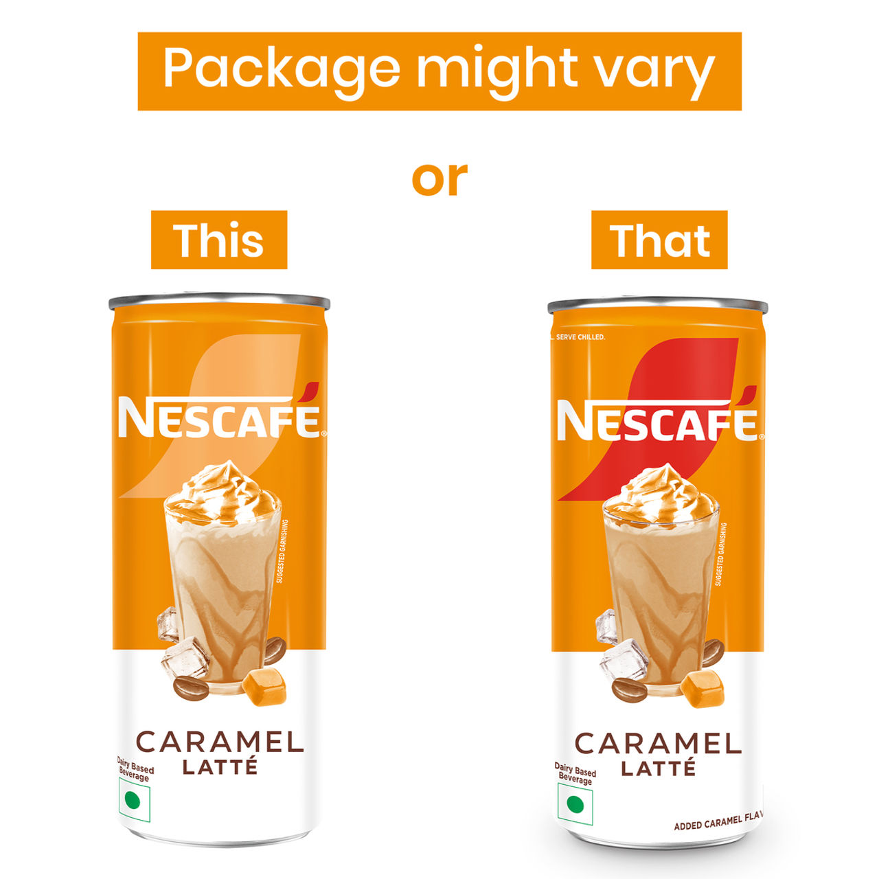 Nescafe Cafe Style Caramel Latte Cold Coffee