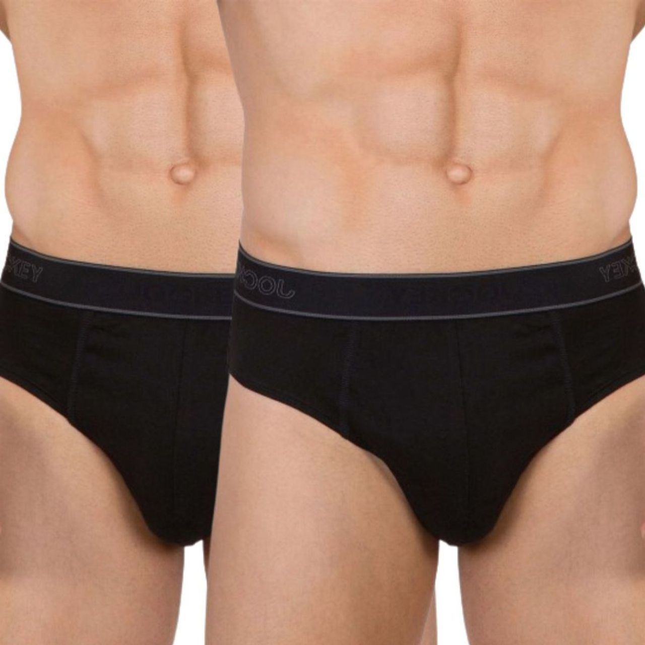 Jockey 1010 Men's Super Combed Cotton Solid Brief with Stay Fresh Properties (Pack of 2)