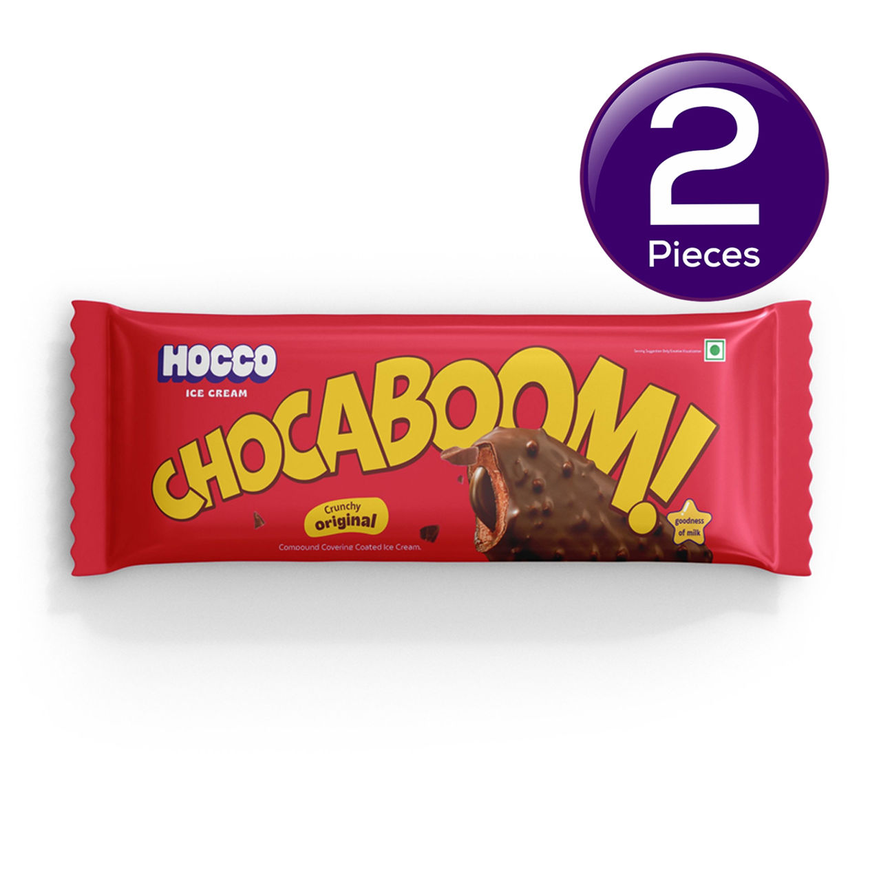 Hocco Chocaboom Bar Ice Cream Stick 80 ml Combo