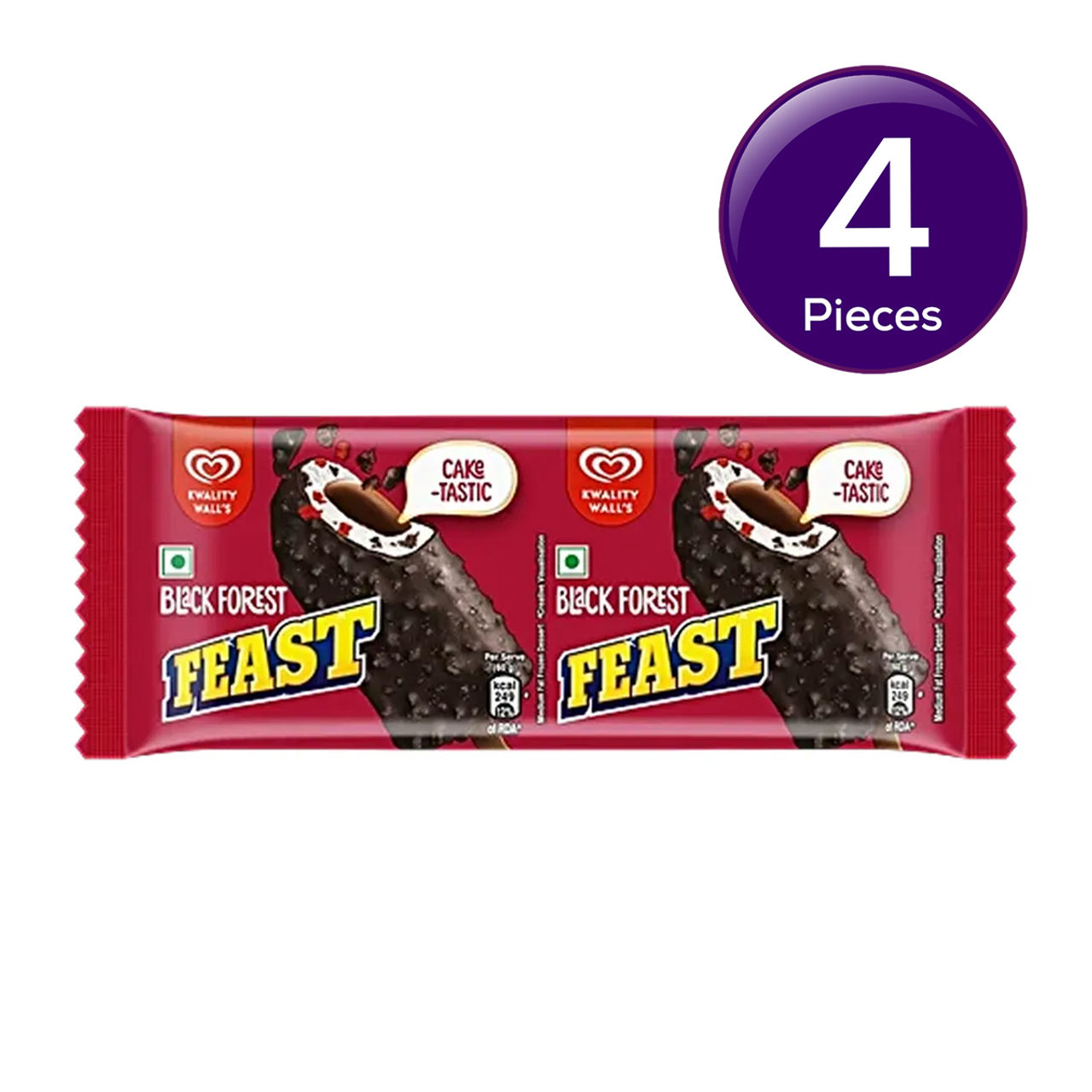 Kwality wall's Feast - Blackforest Stick 70 ml Combo