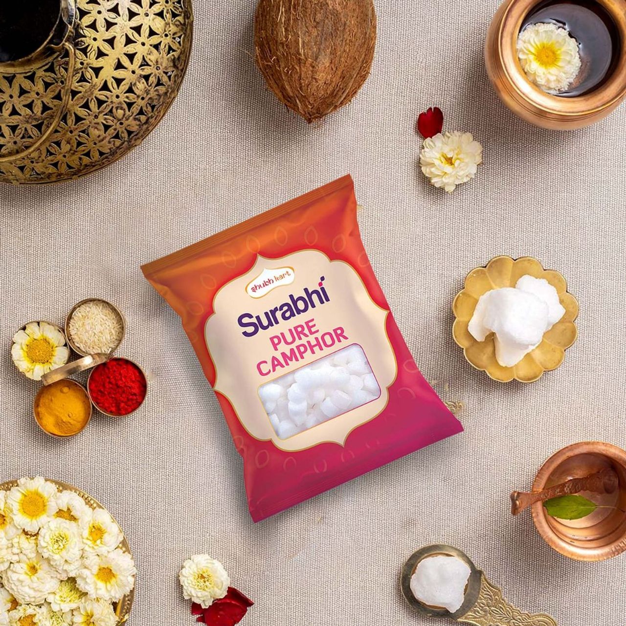 Shubhkart Surabhi Camphor Pouch