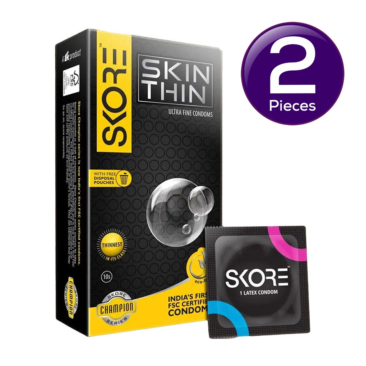 Skore Skin Thin Condoms Combo