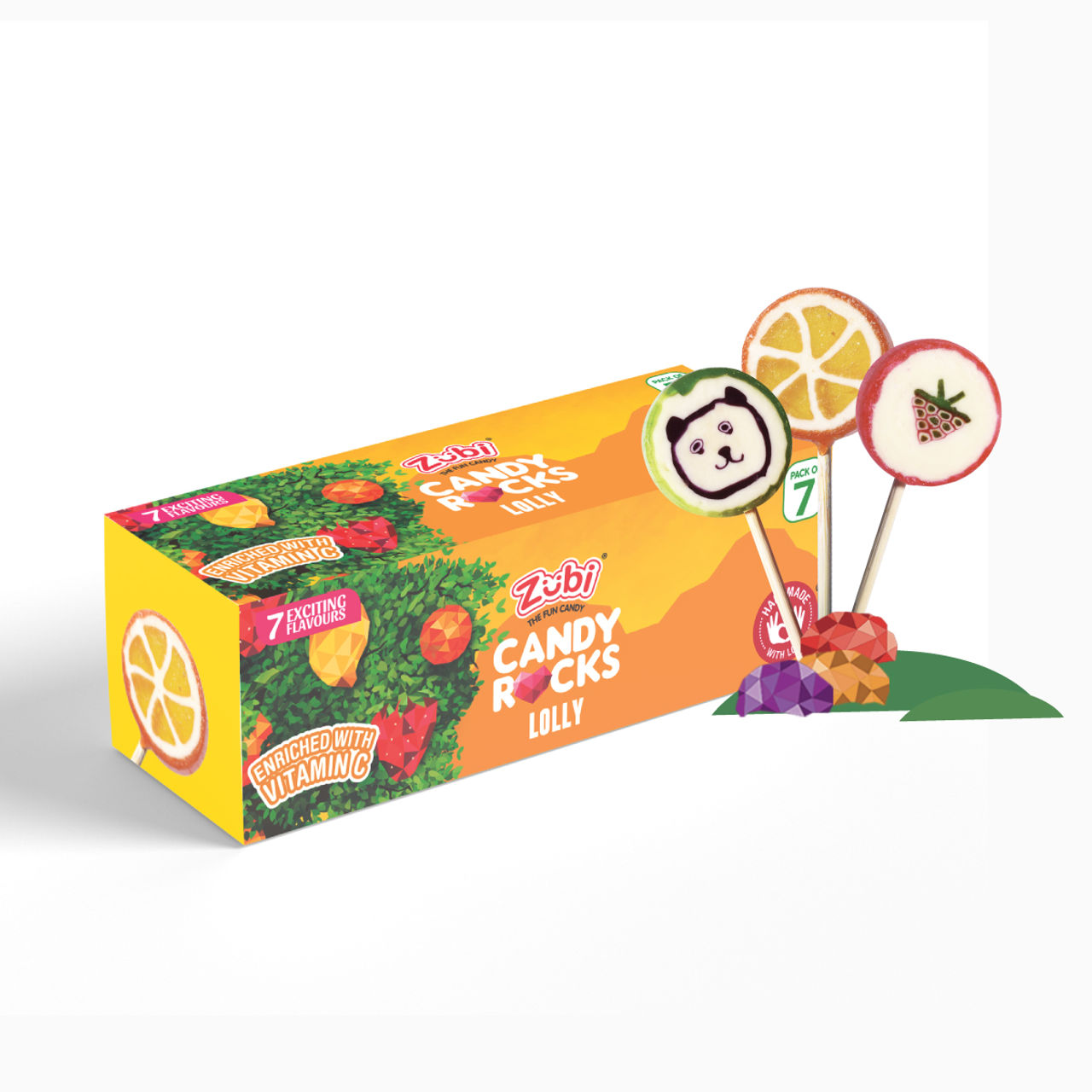 Zubi Candy Rocks Lolly