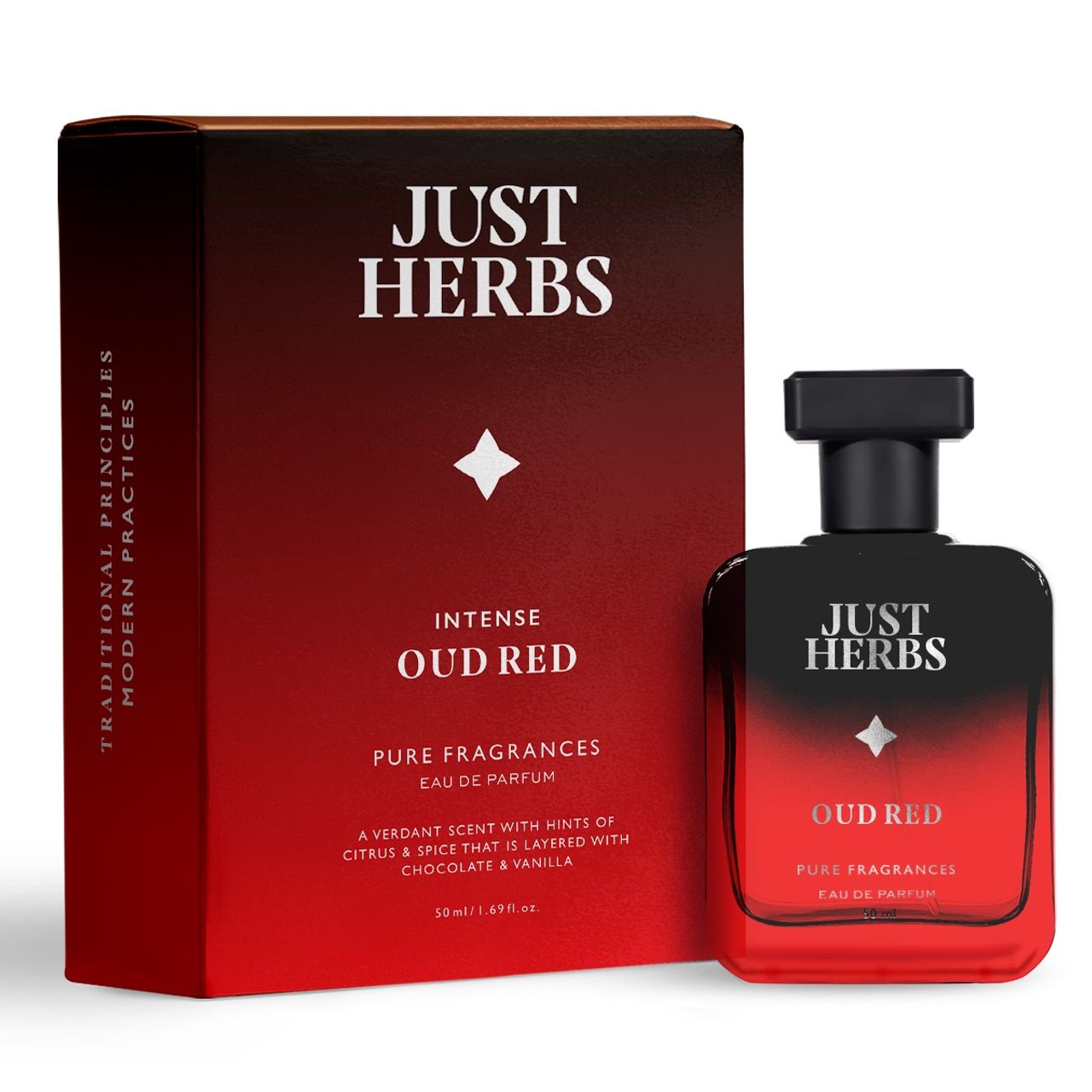 Just Herbs Intense Oud Red Pure Unisex Fragrance Eau De Parfum