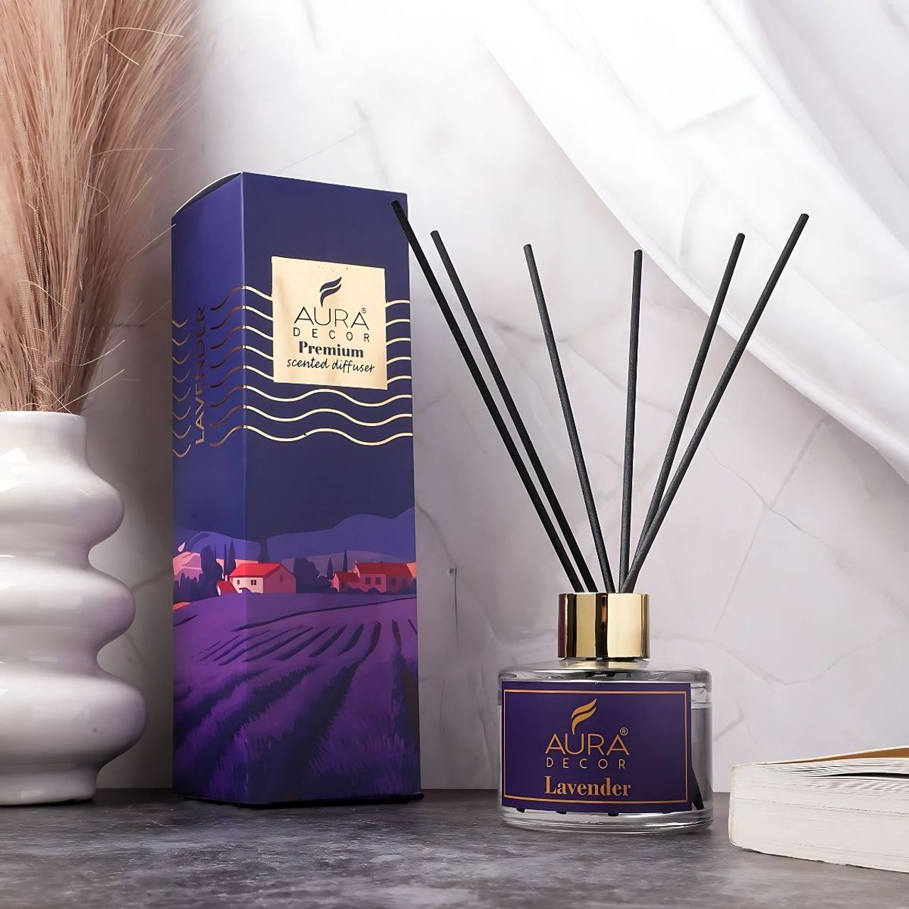 Auradecor Reed Diffuser Gift Set