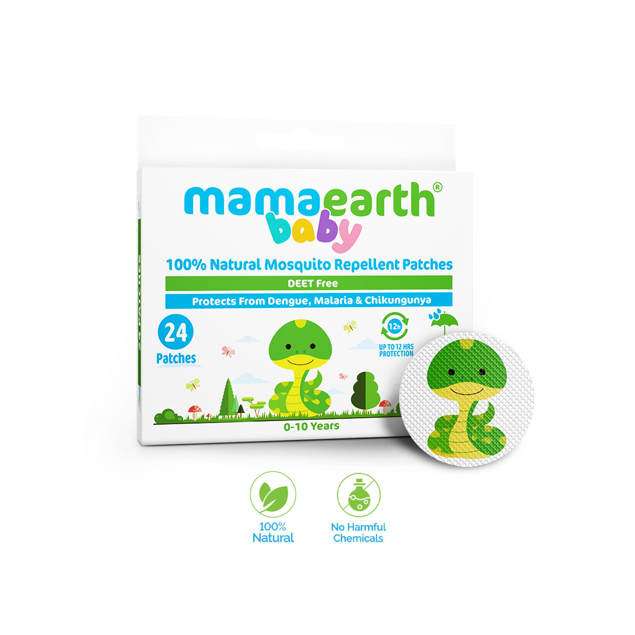 Mamaearth Natural Repellent Mosquito Patches For Babies With 12 Hour Protection