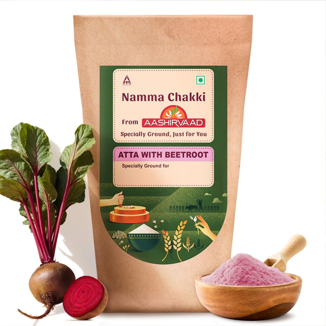 Aashirvaad Namma Chakki Atta With Beetroot