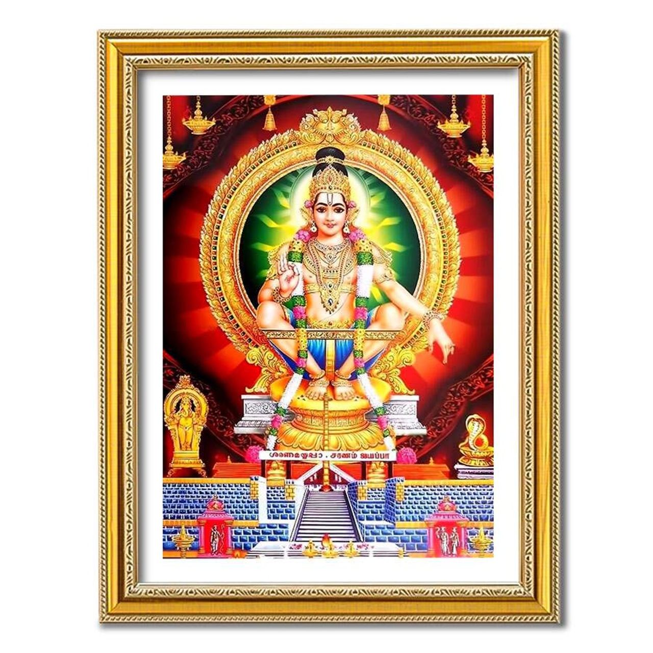 Divine Vibes Ayyappa Deity Photo