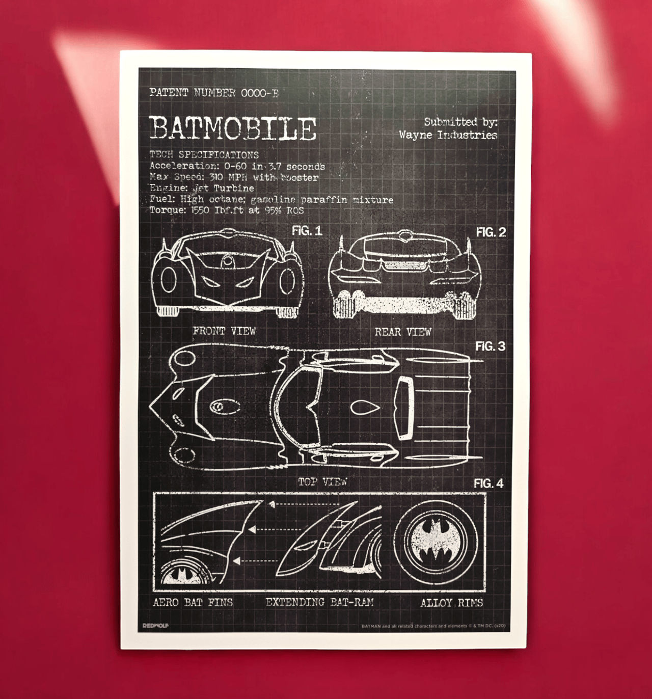 House Of Festivals Batmobile Specs - Batman Official Poster