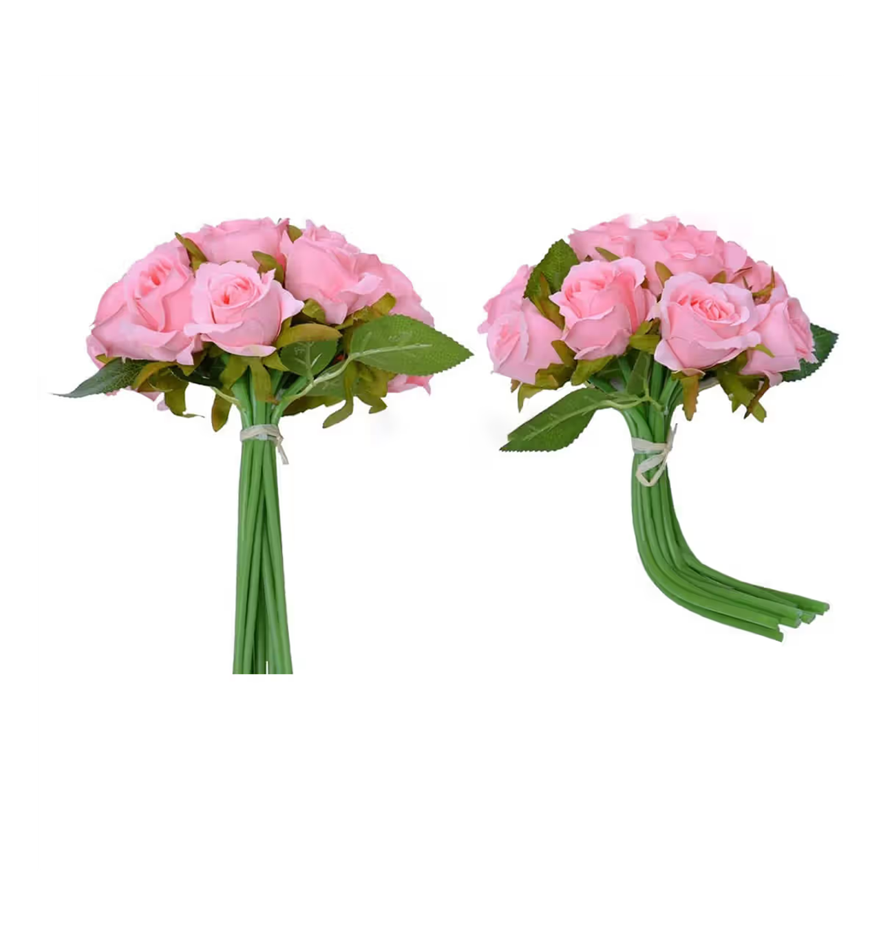 Tied Ribbons Set Of 12 Artificial Rose Flowers