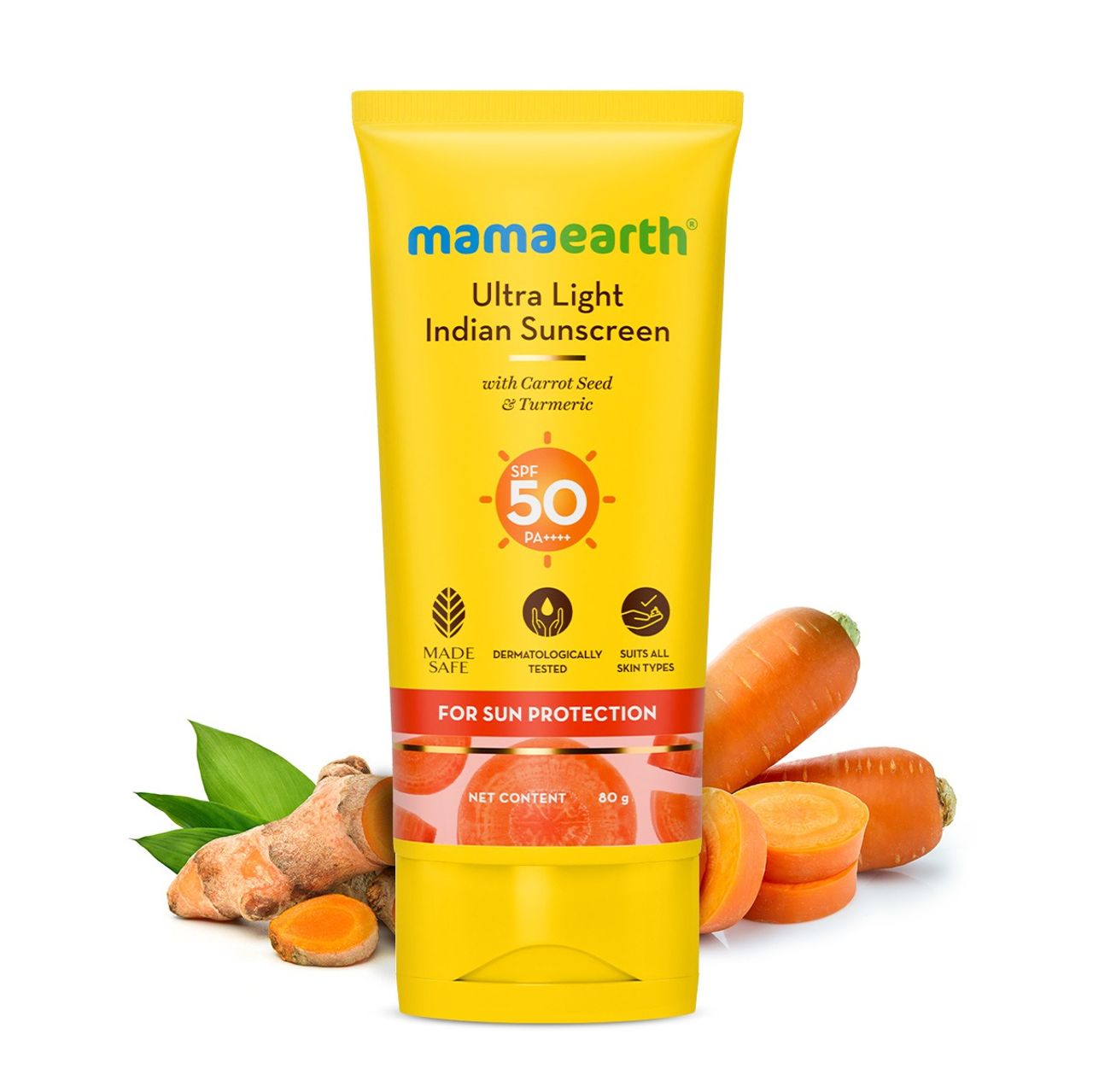 Mamaearth's Ultra Light Natural Sunscreen SPF 50 PA+++