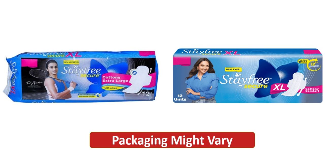 Stayfree Secure Cottony XL Sanitary Pads