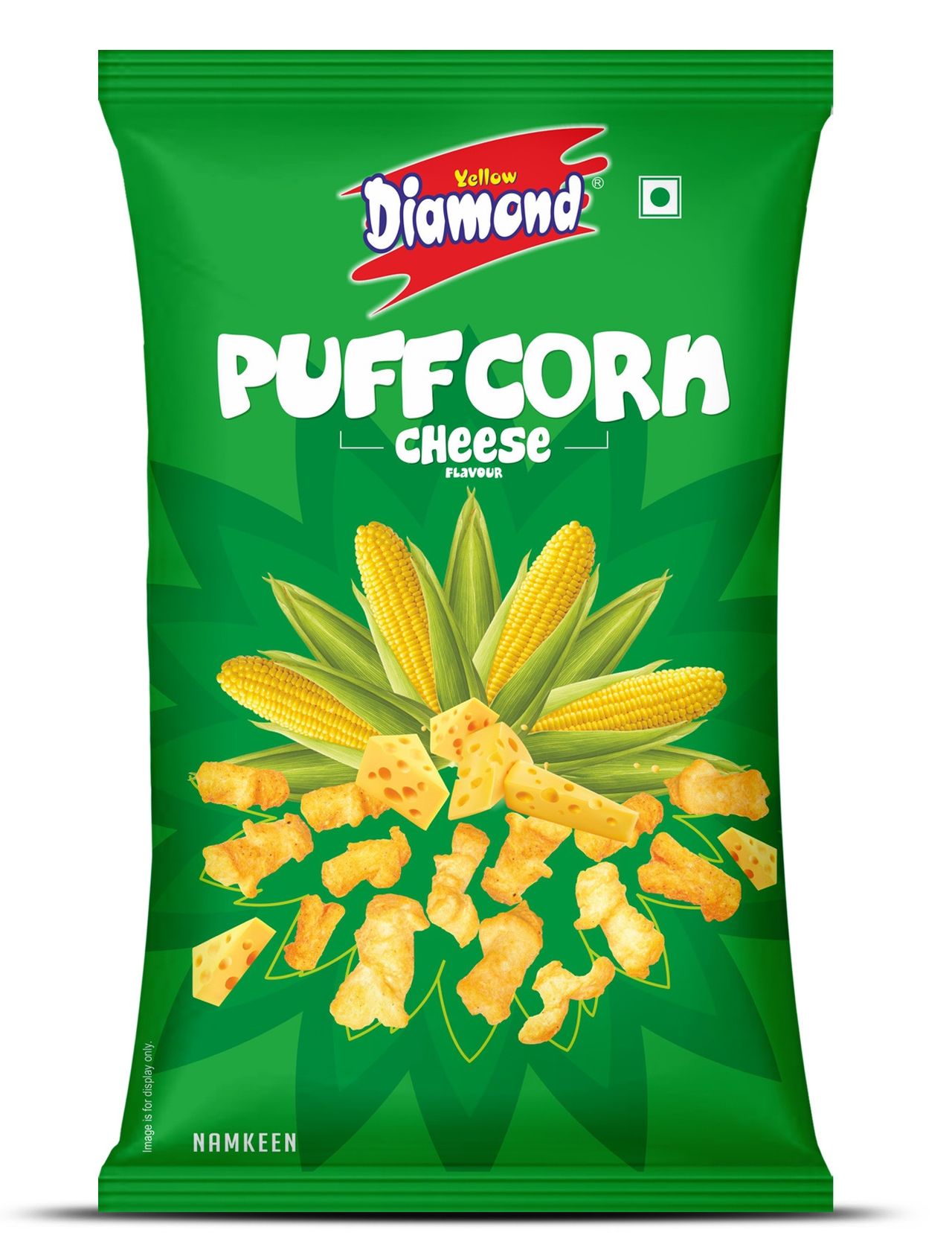 Yellow Diamond Cheese Flavoured Puffcorn