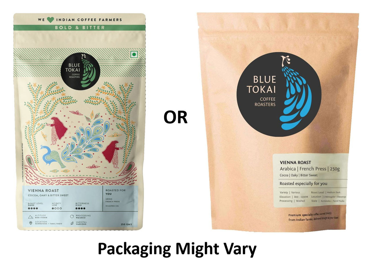 Blue Tokai Vienna French Press Dark Roast Ground Coffee