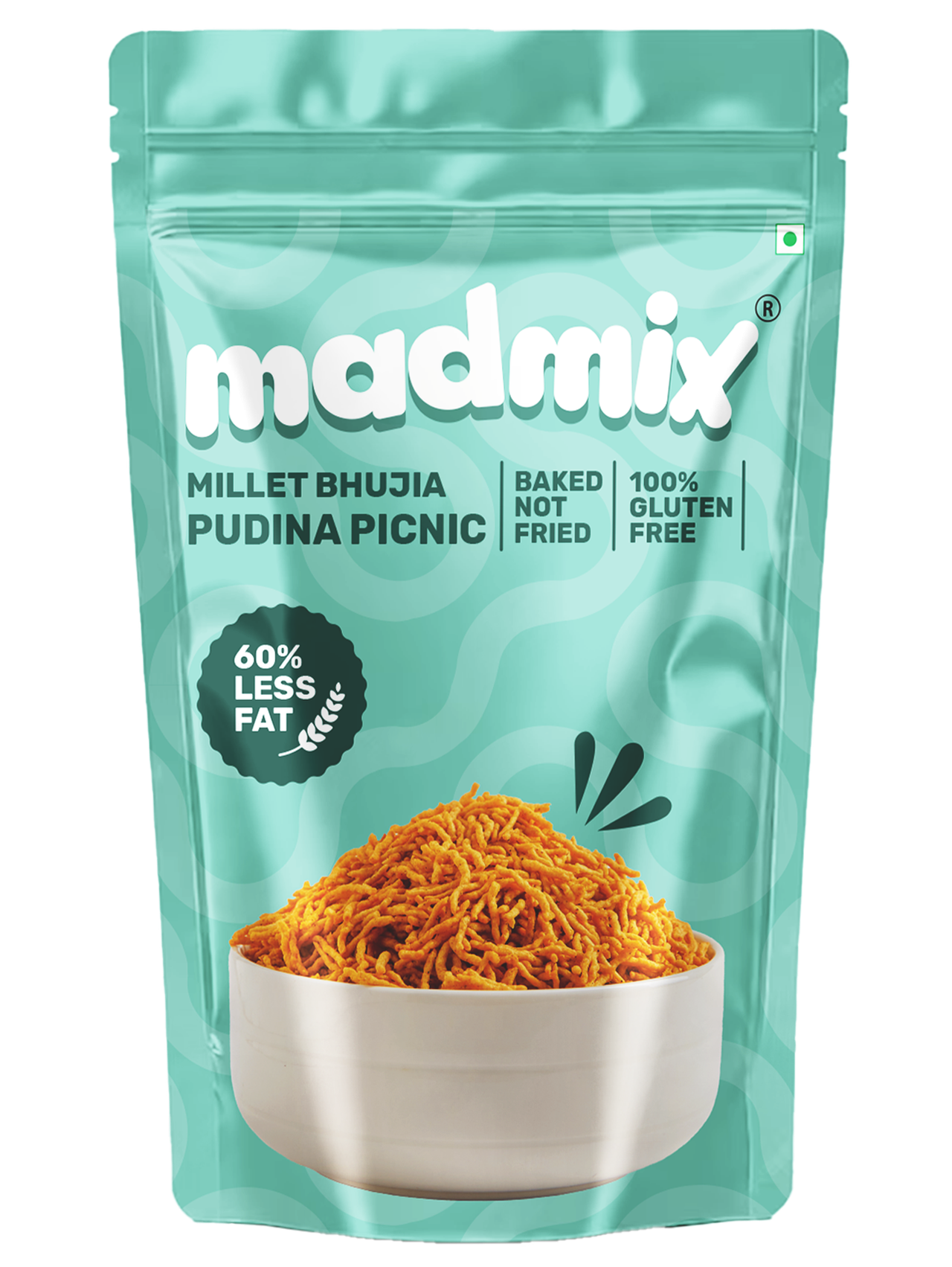 Madmix Baked Millet Bhujia- Pudina Picnic