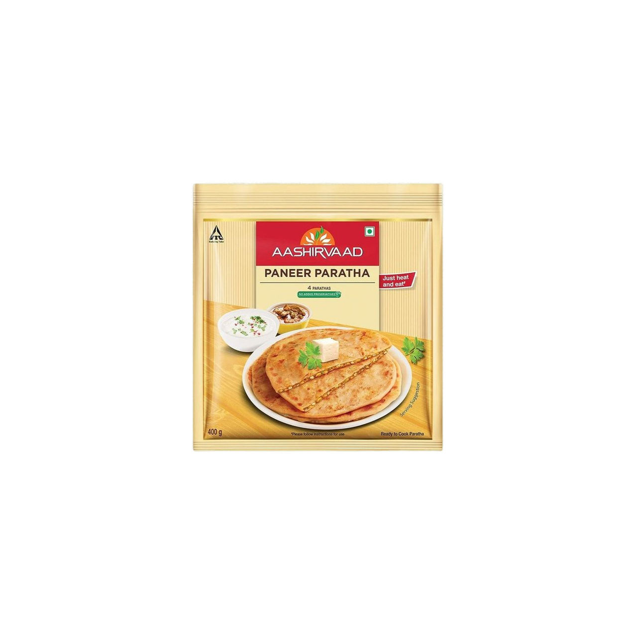 Aashirvaad Ready To Cook Paneer Paratha