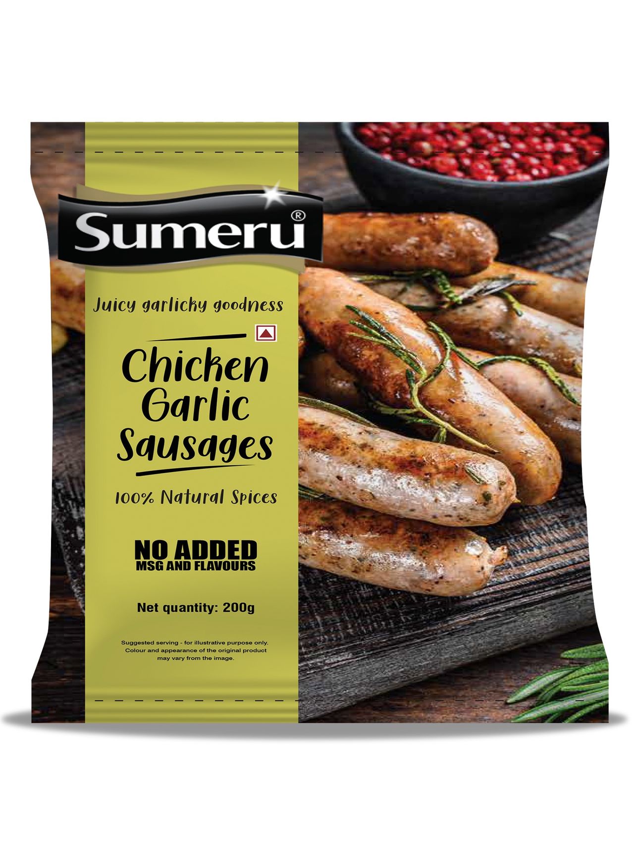 Sumeru Chicken Garlic Sausages