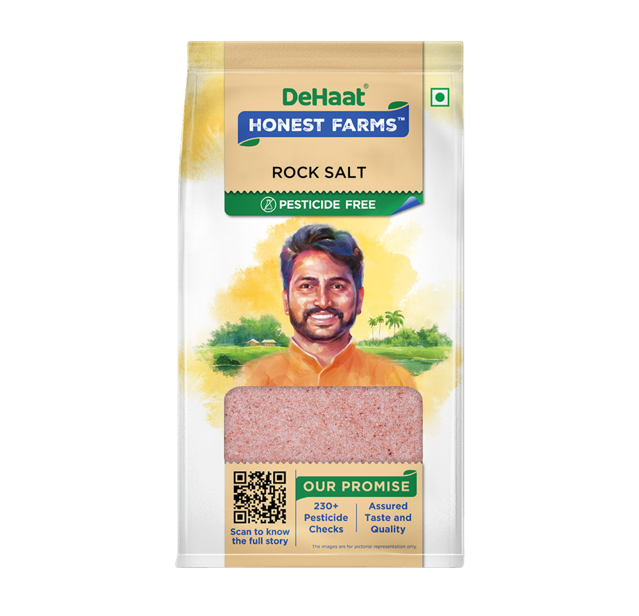 DeHaat Honest Farms Pesticide Free Himalayan Pink Salt