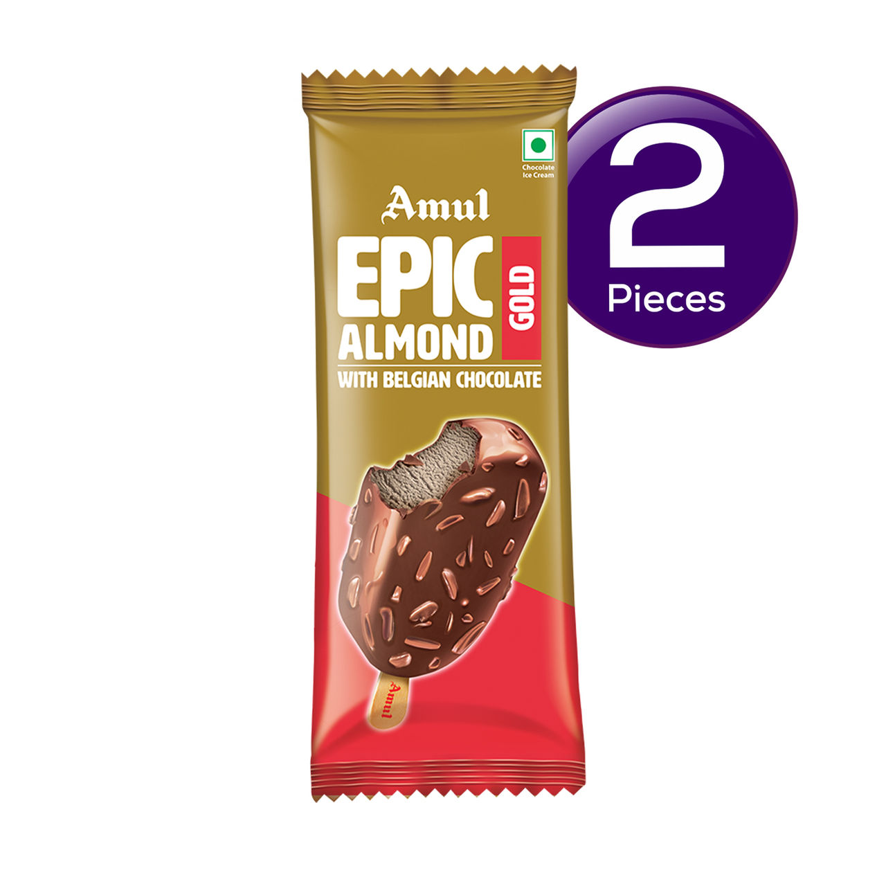 Amul Gold Epic Almond Ice Cream Stick 80 ml Combo